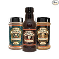 Big Poppa’s Steakhouse Grill Bundle – Savory BBQ Rubs &amp Championship BBQ Sauce Kit for Beef Chicken and Pork – Balanced Juicy Flavor for Steak Nights Everyday Cooking &amp Grilling – 3-Pack Se