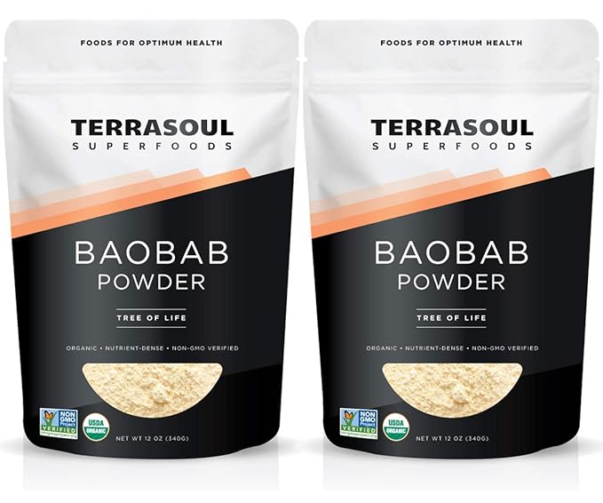Terrasoul Superfoods Organic Baobab Fruit Powder 1.5 Pounds