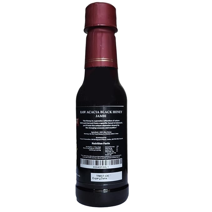 TraBoost Acacia Black Honey Jambi Indonesia Raw Pure Natural Premium Quality