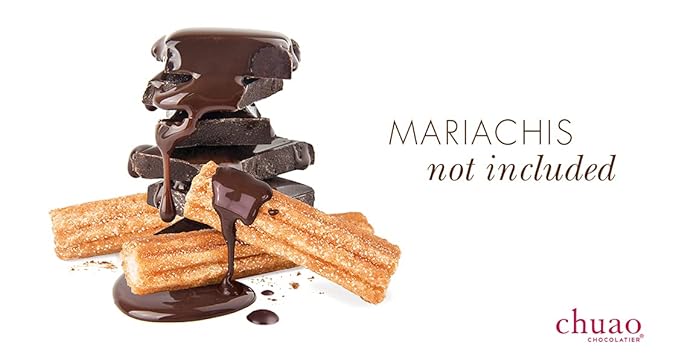 Chuao Chocolatier Cheeky Cheeky Churro Dark Chocolate Gourmet Bars | For Gift Baskets Birthday Thank You Care Package | 12 Pack 2.8 oz Each