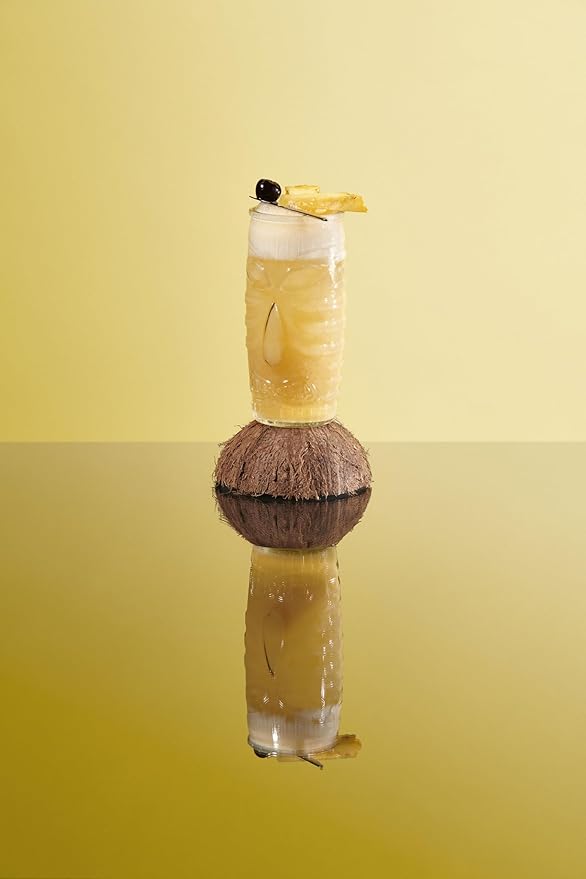 1883 Piña Colada Syrup for Drinks Made in France 1 Liter Glass Bottle