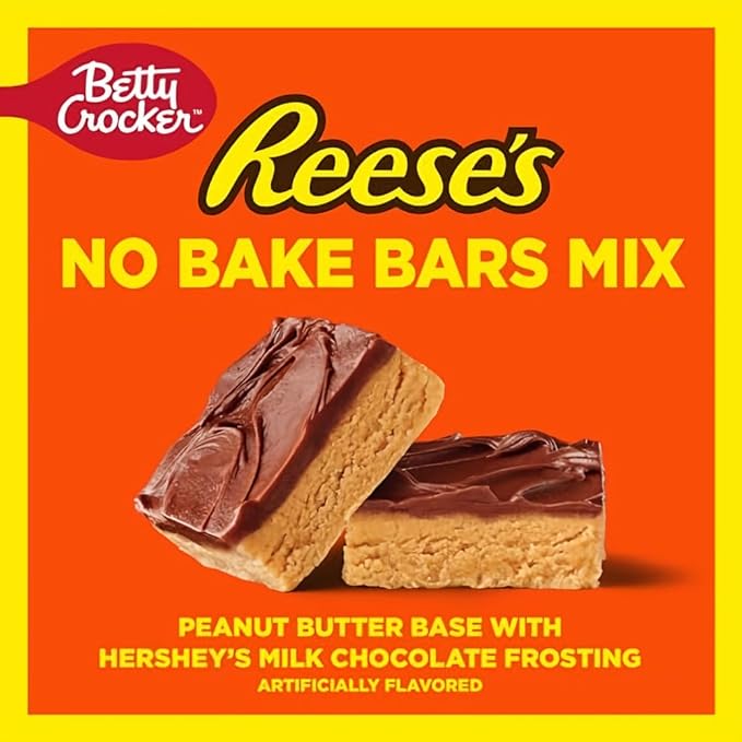 Betty Crocker Reese's Peanut Butter No Bake Bars (Pack of 12)
