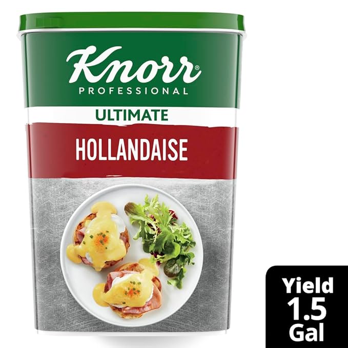Knorr Professional Ultimate Hollandaise Sauce Mix Vegetarian Gluten Free No Artificial Flavors or Preservatives No added MSG 30.2 oz Pack of 4