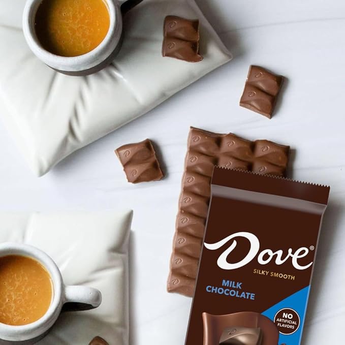 DOVE Candy Milk Chocolate Bars 3.30 oz Bars (Pack of 12)