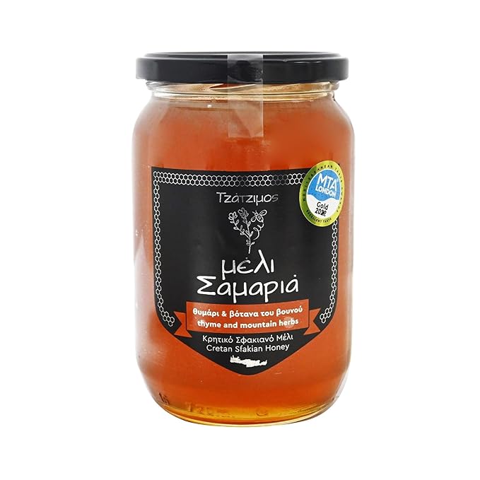 Greek Thyme Honey with Mountain Herbs from Crete Island 950gr/33.5oz