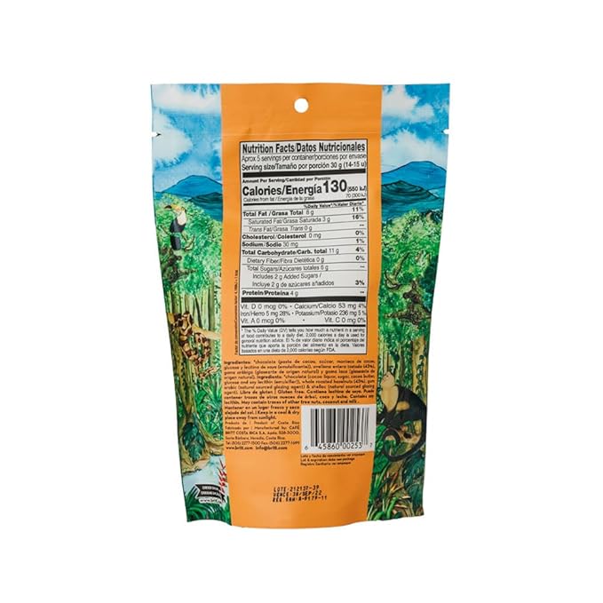 Cafe Britt® Chocolates - Dark Chocolate-covered Gourmet Nuts (4 Pack) (Almonds Cashews Macadamias Hazelnuts) (5 oz each) Gourmet Dark Chocolate Gluten Free No Artificial Ingredients No Trans Fat