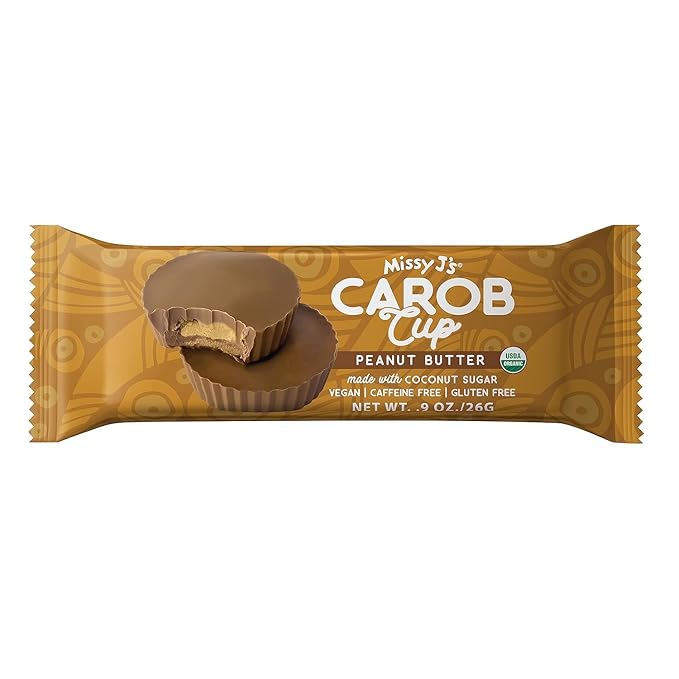 Missy J's Organic Carob Bliss Sampler Pack of 10 Vegan Glutern Free Substitute for Chocolate Perfect for Snacks and Treats