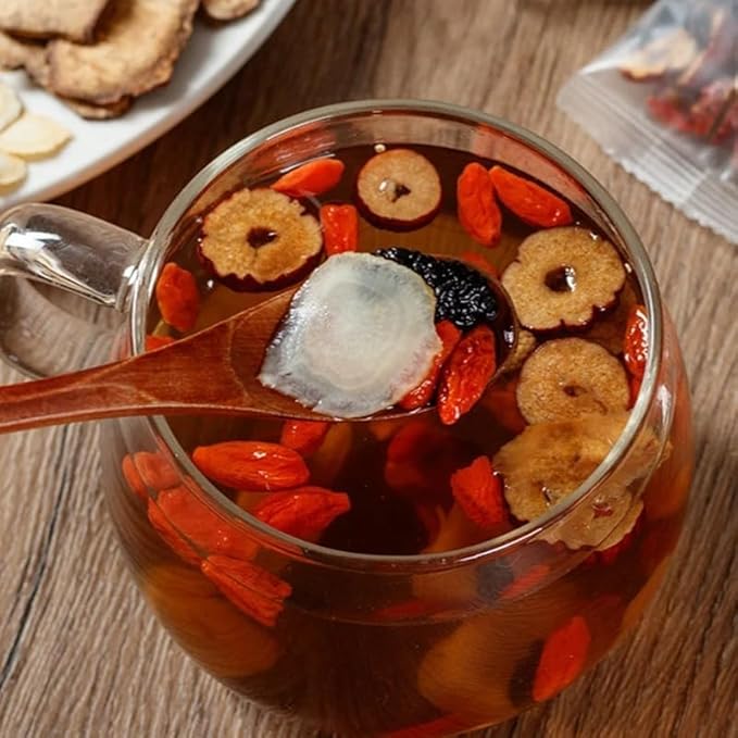 Kidney Tea Formula Ginseng Six Treasure Tea Ginseng Six Treasures Teas Te Renal Herbal Red Date Wolfberry Mulberry Chinese Kidney Herbal Red Ginsengs Teas (30 Bags)