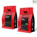 Bean Box Coffee Sampler - Espresso Roast 2-Pack Freshly Ground Gourmet Coffee