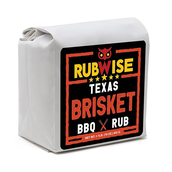 Texas Style Brisket Rub &amp El Jefe Rub by Rubwise | BBQ Rub &amp Spices for Smoking &amp Grilling | Beef Seasoning Dry Rub | Great on Brisket Steaks Ribs Burgers &amp More (1lb each)