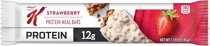 Kellogg's Special K Protein Bars Meal Replacement Protein Snacks Strawberry 20 bars