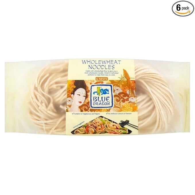 Blue Dragon Whole Wheat Noodles Nest (6 per pack - 300g)
