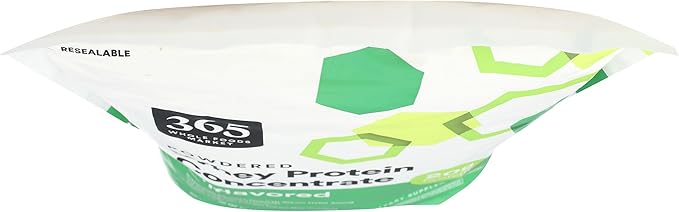 365 by Whole Foods Market Unflavored Whey Concentrate Protein Powder 32 Ounce