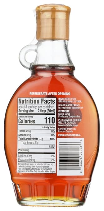 Shady Maple Farm Syrup Ambr Rich Taste Org