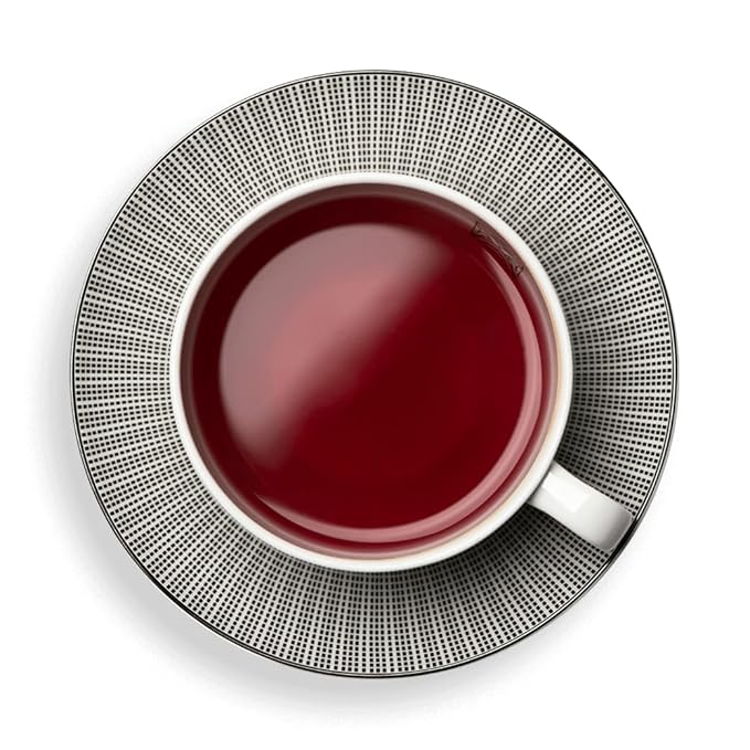 Dammann Freres Sachets Carcadet Nuit d'été Tea Bags Premium Gourmet French Hibiscus and Berry Herbal Tea Individually Wrapped 24 Count (Single Pack)