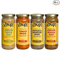 ZoupSoup Gourmet Soup Variety Pack 16 oz Jars - Chicken Noodle Chicken Pot Pie Portabella Mushroom Tomato Bisque