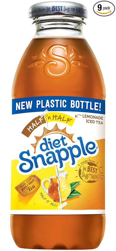Diet Snapple - Diet Half N' Half - 16 oz (9 Plastic Bottles)