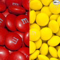 2 lbs Red &amp Yellow M&ampMs Milk Chocolate Candy - Chiefs Football Party Supplies Tailgate