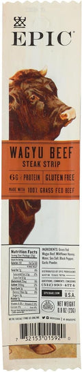 Epic Wagyu Beef Steak Strips Jerky - Pack of 20
