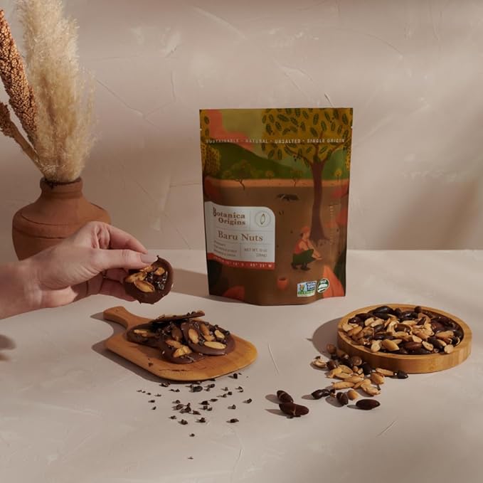 Botanica Baru Nuts 24 oz | Roasted | Wild | Unsalted | Non-GMO | Vegan Keto and Paleo Friendly