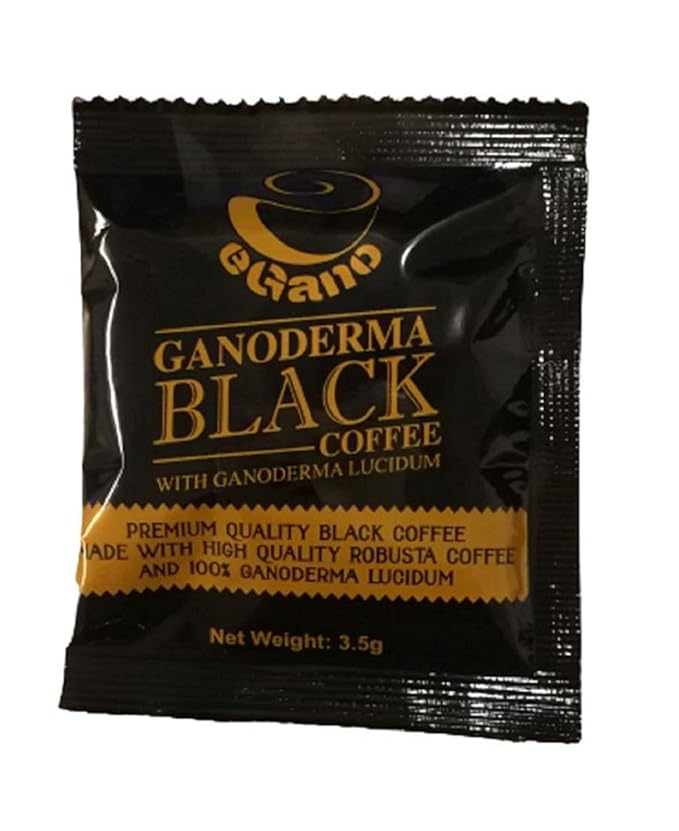 5 Boxes eGano Premium Ganoderma Black Coffee Instant Coffee With Ganoderma Lucidum Extract (3.5g x 30 Sachets Box) EGBC