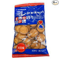 Nomura Irimame Makime Mire Biscuits (4.58oz). Thin retro style wheat cookies from Japan. (TCS-14 L-1) - Pack of 6