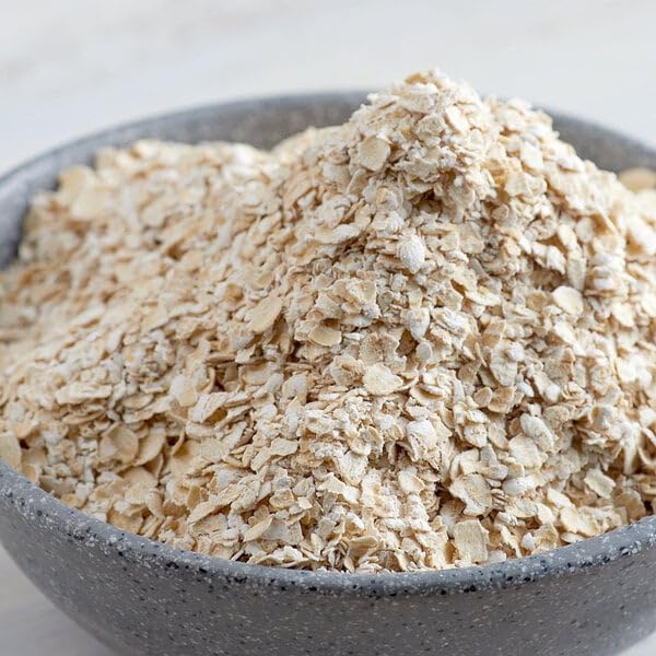 Quick Rolled Oats Organic Bulk Oatmeal Breakfast Food Non-Gmo High Fiber (50 Pounds)