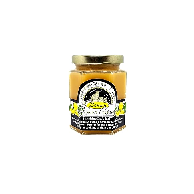 Creamed Lemon &amp Honey - Honey Creme 8 oz. Jar - Case of 12
