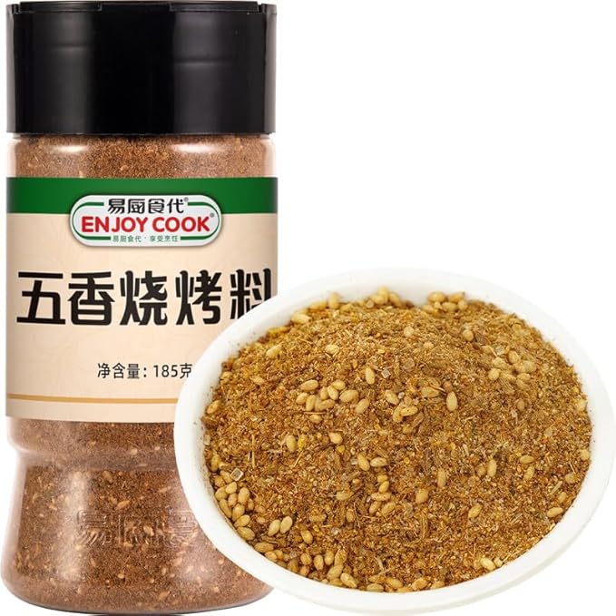 Chinese food Seasoning 易厨食代 五香料 不辣 撒料 调料瓶装185g