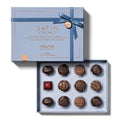 Ethel M Chocolates Symphony of Flavor: Milk and Dark Satin Crème Collection 12 Piece Ultra-premium Assortment Candy Gift Box - Smooth Cream Centers
