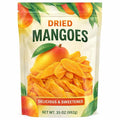 Dried Mango Slices Sweetened Tropical Fruit Snack 35 oz Sliced Soft Chewy Mangoes - Snacking Gifting Baking Smoothies Trail Mix Treat – Resealable Bag