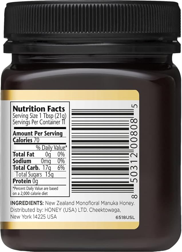 Manuka Doctor - MGO 225+ Manuka Honey Monofloral 100% Pure New Zealand Honey. Certified. Guaranteed. Raw. Non-GMO (8.75 oz)