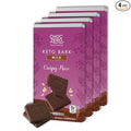 ChocZero Milk Chocolate Crispy Rice Bark No Added Sugar Low Carb High Fiber Keto Friendly No Sugar Alcohols (4 Count 3.2oz Boxes)