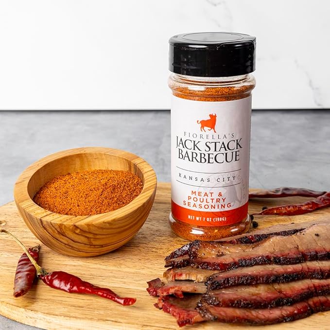 Jack Stack Barbecue Dry Rub Seasoning Variety Pack - All Purpose Steak Poultry &amp Meat Seasonings - Kansas City Spice 3 Pack - for Chicken Steak Ribs Vegetables Seafood and More (7oz Each)