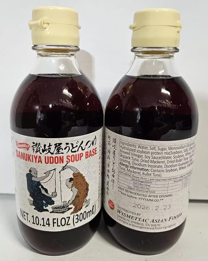 Sanukiya Udon Soup Base 10.14fl oz 300ml (2 Bottles)