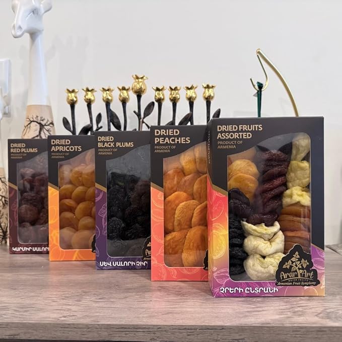 DRIED PEACHES (14.11oz) – Premium Sun-Dried Armenian Peaches | 100% Natural No Sugar Added | Healthy &amp Delicious Fruit Snack