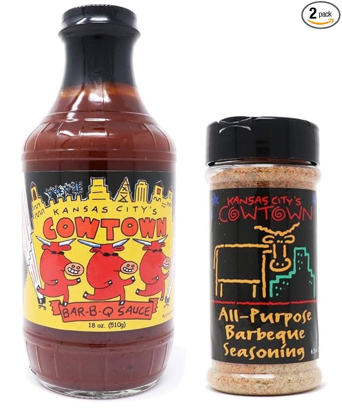 Cowtown Original BBQ Sauce &amp All Purpose Rub Combo Box - Kansas City Barbecue
