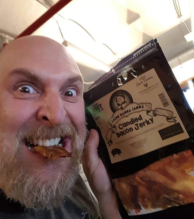 Brown Sugar Bacon Jerky Candied Bacon (Bulk Jerky) (80 Packs)