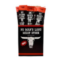 No Mans Land Beef Jerky Meat Sticks| High Protein | 24 x 1oz Meat Sticks (24 Pack - 1oz Hot)