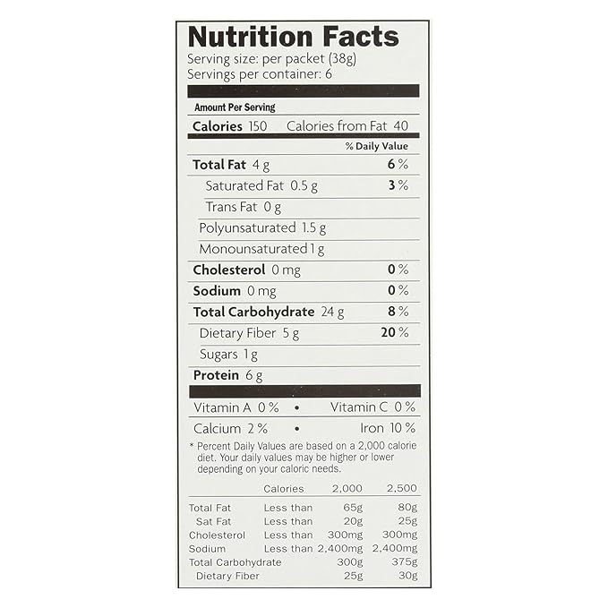 Nature's Path Qia Cinnamon Pumpkin Seed Oatmeal 8 Ounce (Pack of 6)