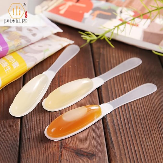 MEIMIDUO 1 box of 9 bags of honey bars - from a pure beekeeping farm without additives. Independent disposable spoon packaging clean and hygienic ready to eat super portable. Very suitable for lov