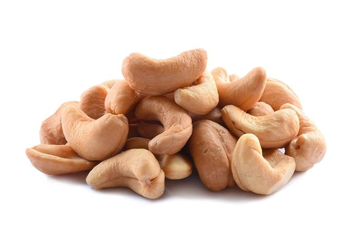 Bulk Cashews Roasted Unsalted 320 15lb (Case) — Wholesale Roasted Cashews Whole Unsalted Cashews