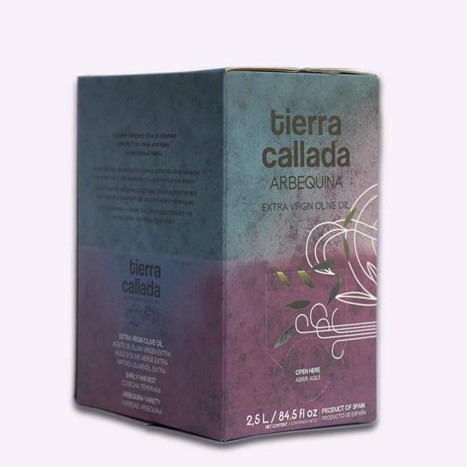 Tierra Callada Arbequina - Premium Spanish Extra Virgin Olive Oil - 85 fl oz
