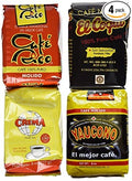 Puerto Rican Variety Pack Ground Coffee - 4 Local Favorites in 8 Ounces Bags (2 lbs Total)