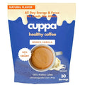 Cuppa French Vanilla Coffee - Great tasting medium roast with mushrooms adaptogens &amp superfoods - Lion's Mane Ashwagandha Cordyceps MCT Prebiotic Fiber &amp L-Theanine. Supports natural ener