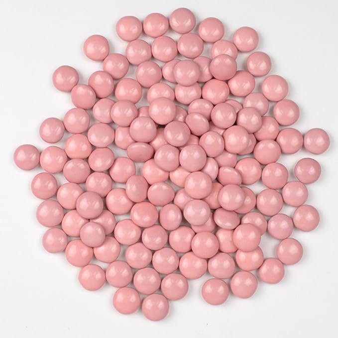 8 Pounds Pink Candy Buffet Party Table - Includes Jelly Beans Lollipops Popcorn Fruit Chews Sugar Sanded Gummy Bears Chocolate Gems (Feeds 24-36 People)