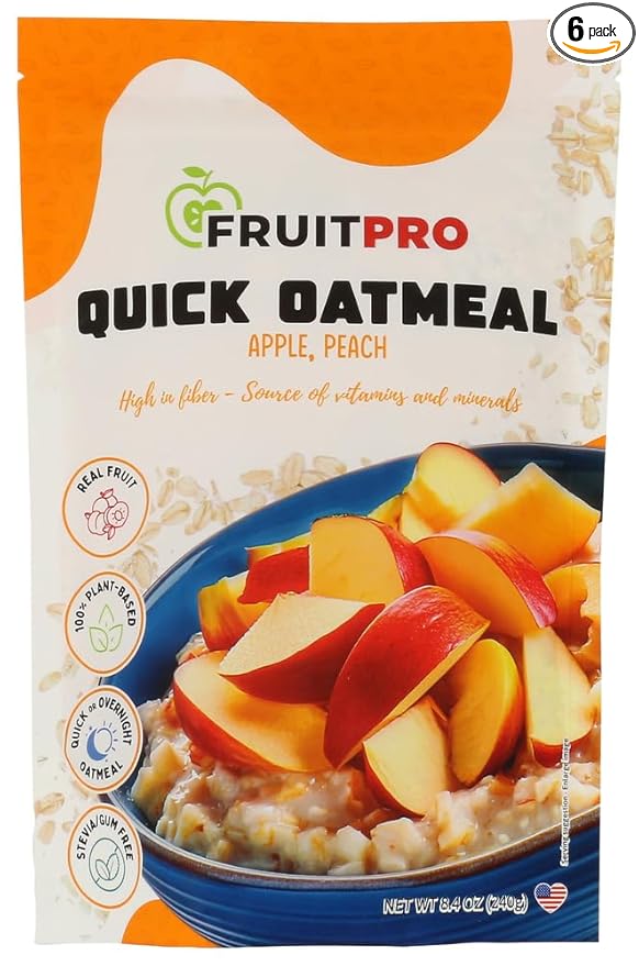 FruitPro Oatmeal Apple Peach 8.4 oz (Pack of 6)