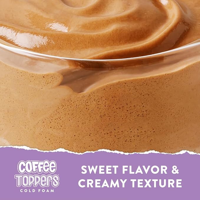 Coffee Toppers Cold Foam Mocha 15 Ounce (Pack of 3) Be Your Own Barista Kosher