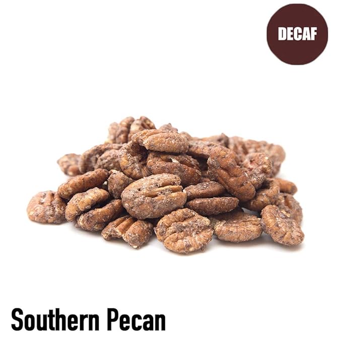 Southern Pecan Flavored Decaf Coffee Whole Bean Fresh Roasted 16-ounce