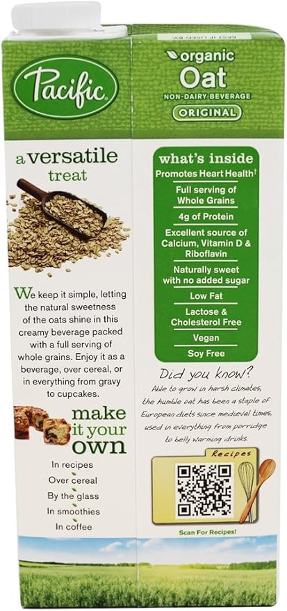 Organic Oat - Low Fat Original 32 Ounces (Case of 12)